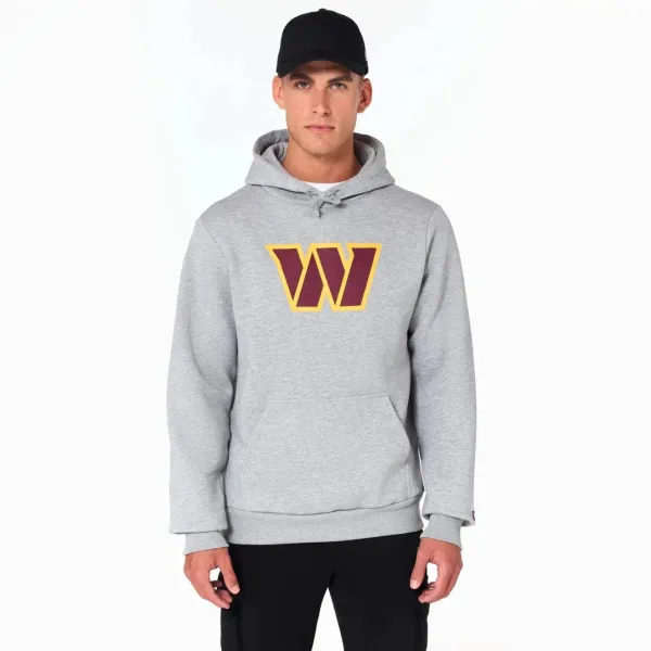 Sweat à capuche Logo Équipe Washington Commanders New Era Avant