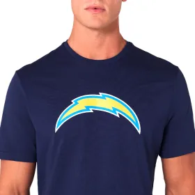 Camiseta delantera con logo del equipo Los Angeles Chargers de New Era