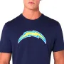 Camiseta delantera con logo del equipo Los Angeles Chargers de New Era