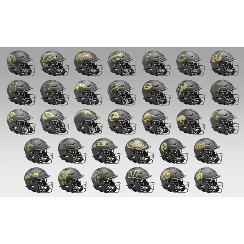 NFL 2025 Salute to Service Speed Mini Helmets