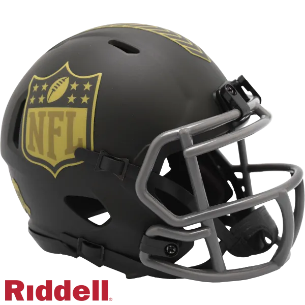 NFL 2025 Salute to Service Speed Mini Hjelme NFL Skjold