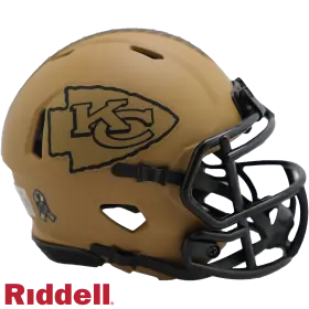 NFL 2023 Salute to Service Speed Mini Caschi Chiefs