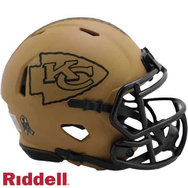 NFL 2023 Salute to Service Speed Mini Caschi Chiefs