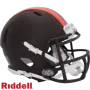 Cleveland Browns On-Field 2025 Alternate Speed Mini Hjälm