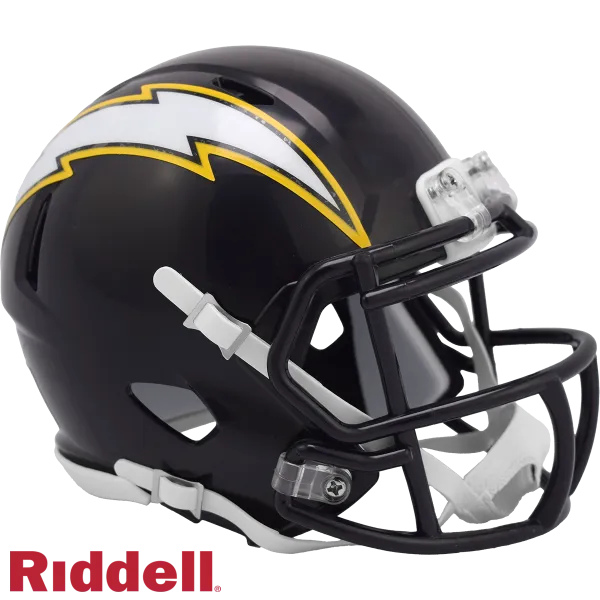 Los Angeles Chargers On-Field 2025 Alternate Geschwindigkeit Mini-Helm