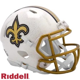 Mini casco New Orleans Saints On-Field 2025 Alternate Speed