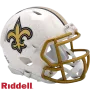 New Orleans Saints On-Field 2025 alternativen Geschwindigkeit Mini-Helm