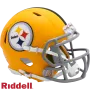 Pittsburgh Steelers On-Field 2025 Alternate Geschwindigkeit Mini-Helm