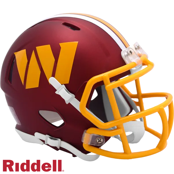 Washington Commanders On-Field 2025 Alternate Geschwindigkeit Mini-Helm