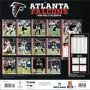 Atlanta Falcons 12"x12" 2026 Vægkalender Bagside