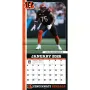 Cincinnati Bengals 12" x 12" 2026 Calendario de Pared Página del Jugador