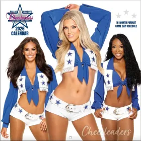 Dallas Cowboys Cheerleaders 12" x 12" 2026 Calendario de Pared Delantero