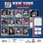 New York Giants 12" x 12" 2026 Wandkalender BAck