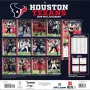Houston Texans 12" x 12" 2026 väggkalender baksida