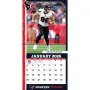 Houston Texans 12" x 12" 2026 Calendrier mural Player Page