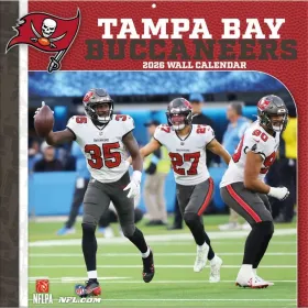 Tampa Bay Buccaneers 12" x 12" 2026 Väggkalender Framsida