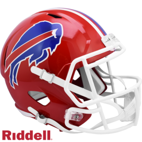 Buffalo Bills Geschwindigkeit Replik Throwback Helm 1987-2001