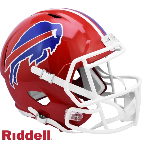 Buffalo Bills Geschwindigkeit Replik Throwback Helm 1987-2001