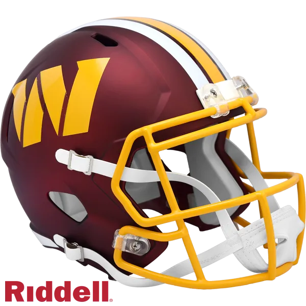 Washington Commanders 2025 On Field Alternate Speed Replica Helmet Side
