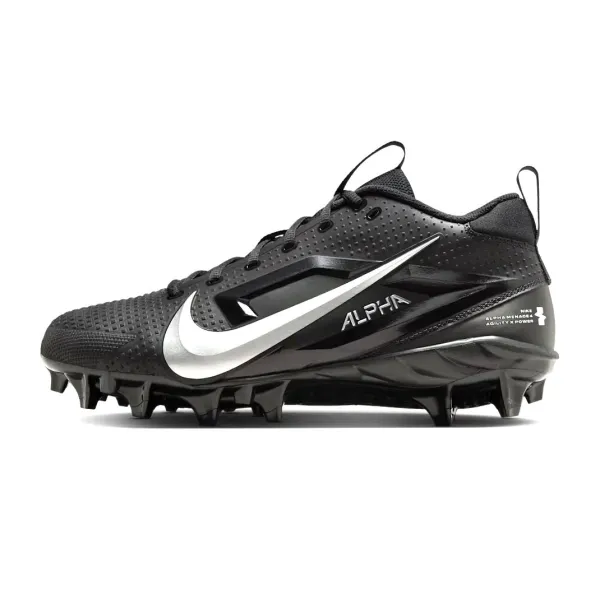 Nike Alpha Menace 4 Varsity Football Cleats Black Side
