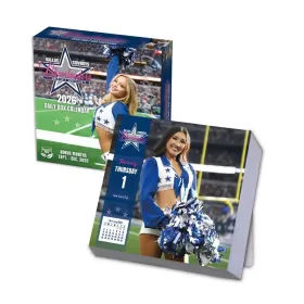 Dallas Cowboys Cheerleaders Sideline 2026 Box Calendar