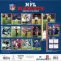 NFL Mascots 12" x 12" 2026 Wall Calendar - Back