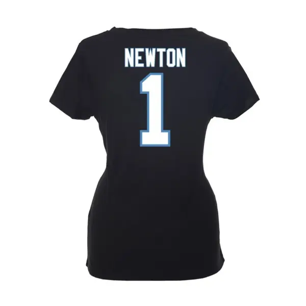 Carolina Panthers navn og nummer til damer T-shirt