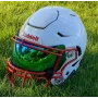 Pro Football Visiera verde trasparente sul casco
