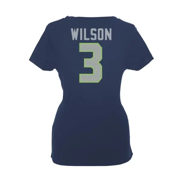 Camiseta de Mujer con Nombre y Número de los Seattle Seahawks