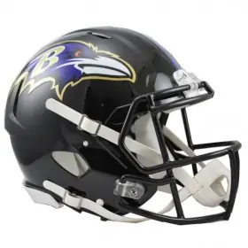 Baltimore Ravens Full-Size Riddell Revolution Speed Äkta Hjälm
