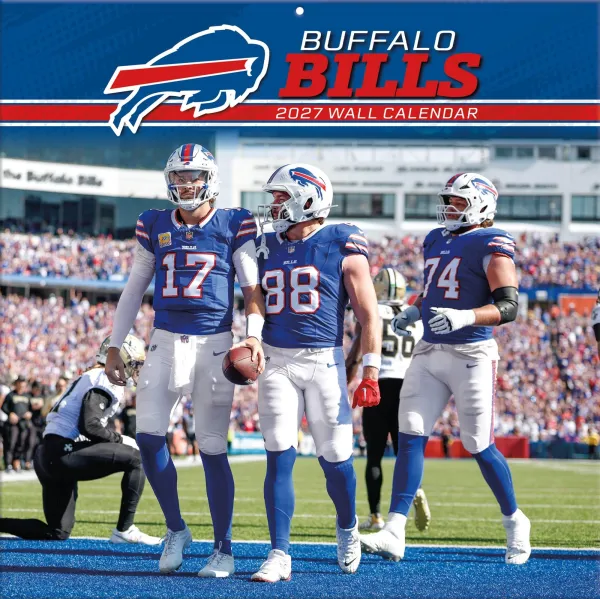 Buffalo Bills 12" x 12" 2027 Wall Calendar Front