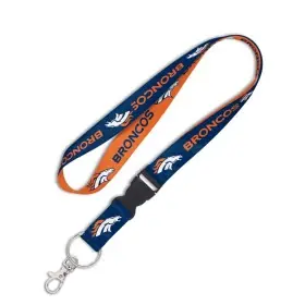 Denver Broncos 1" Nyckelband med Avtagbart Spänne