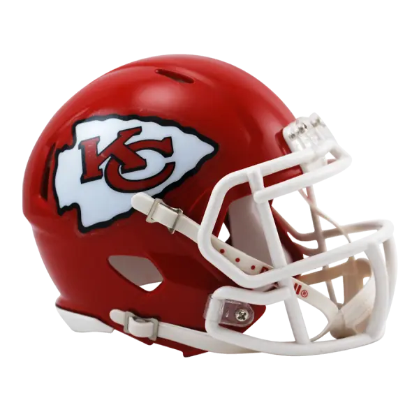 Kansas City Chiefs Replika Mini Speedhjälm