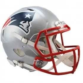 New England Patriots Full-Size Riddell Revolution Speed Authentic Hjelm
