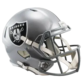 Casco réplica tamaño completo Riddell Speed de Las Vegas Raiders