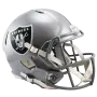 Casco réplica tamaño completo Riddell Speed de Las Vegas Raiders