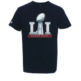 Majestic Super Bowl 51 Logotyp T-Shirt