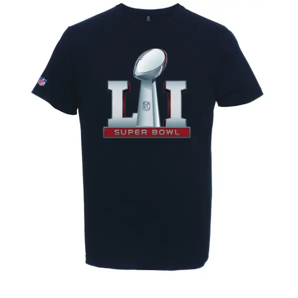 T-shirt Logo Super Bowl 51 Majestic