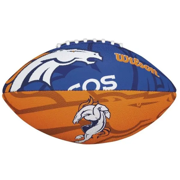 Denver Broncos Wilson NFL Team Logo Junior Fodbold