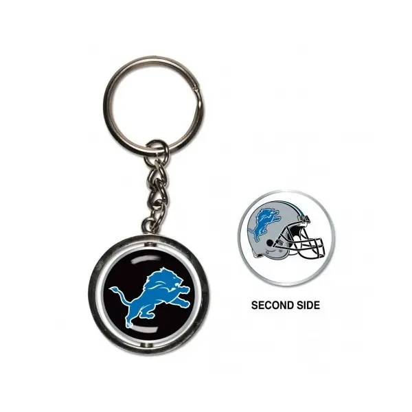 Detroit Lions Spinner Key Ring