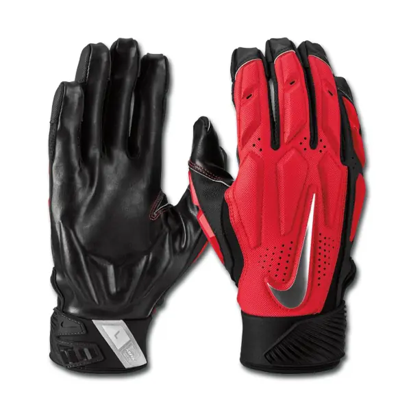 Nike D-Tack 6.0 Lineman Handsker Rød
