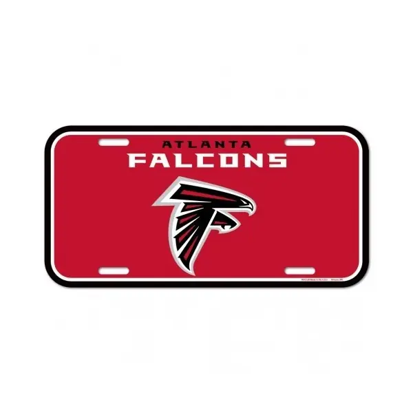 Placa de Matrícula de los Atlanta Falcons