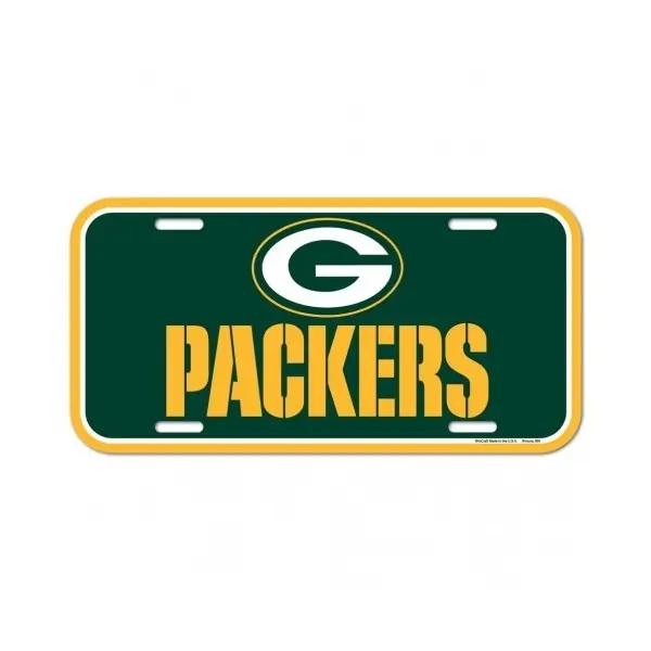 Plaque d'immatriculation des Green Bay Packers