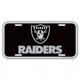 Plaque d'immatriculation des Raiders de Las Vegas