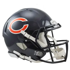 Chicago Bears Riddell Revolution Speed Autentisk Hjälm i Full Storlek