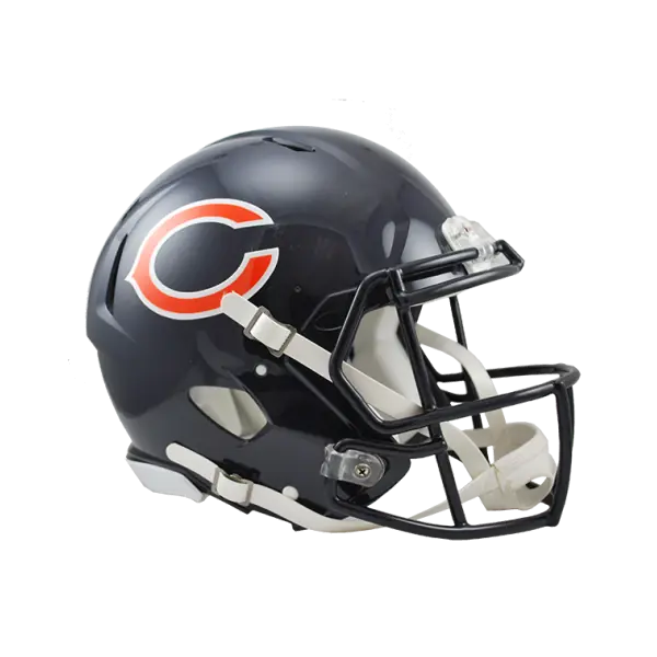 Chicago Bears Riddell Revolution Speed Autentisk Hjälm i Full Storlek