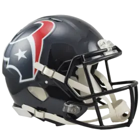 Casque Authentique Riddell Revolution Speed Taille Réelle Houston Texans