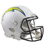 Casco Autentico a Grandezza Naturale Riddell Revolution Speed dei Los Angeles Chargers