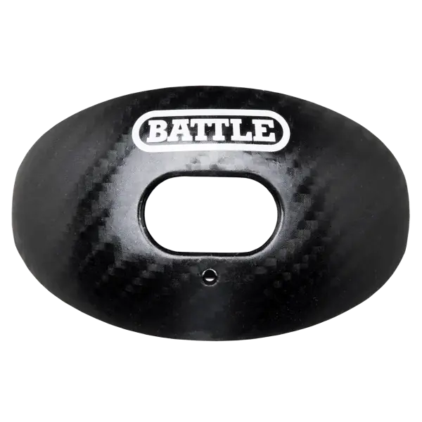 Protector bucal de fútbol Battle Carbon Chrome Oxygen negro