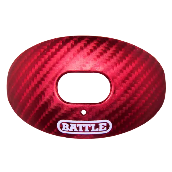 Battle Carbon Krom Syre Fotboll Tandsskydd Röd